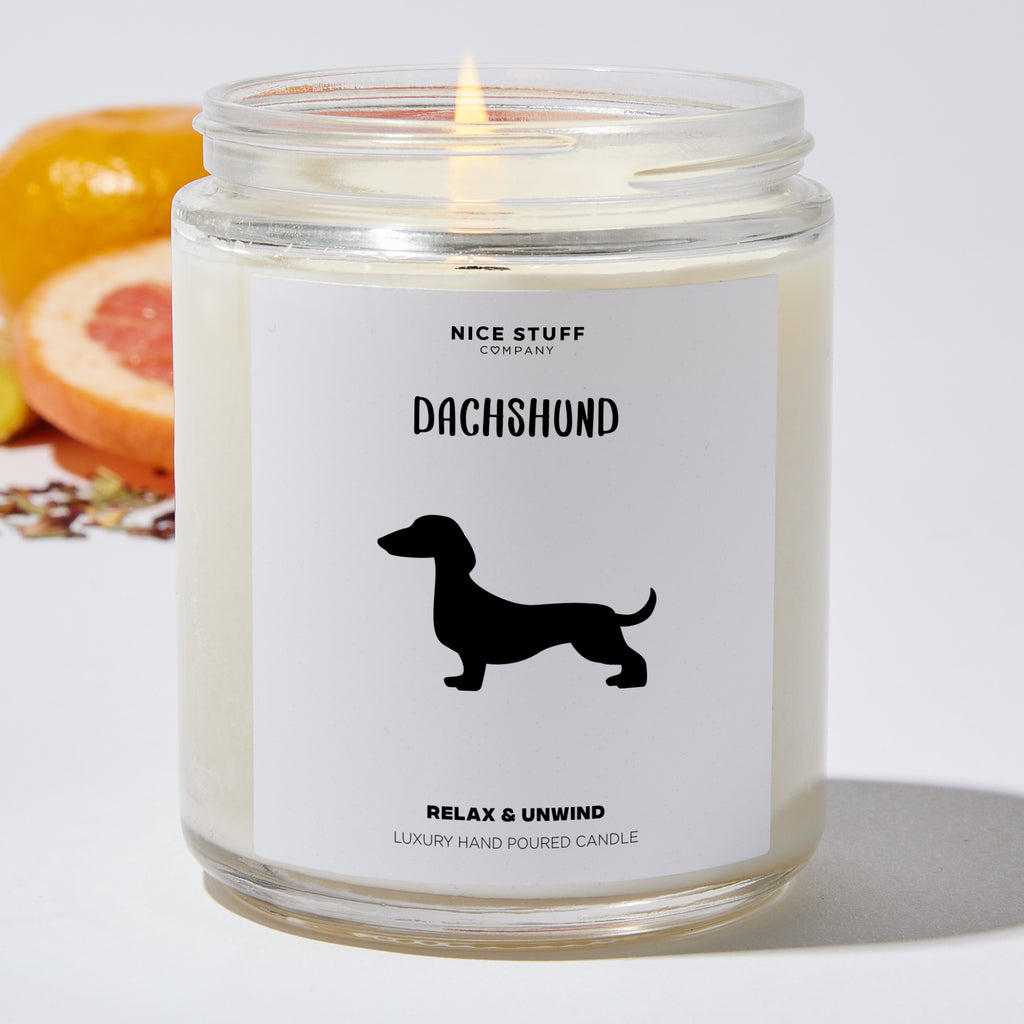 Dachshund - Pets Luxury Candle Jar 35 Hours