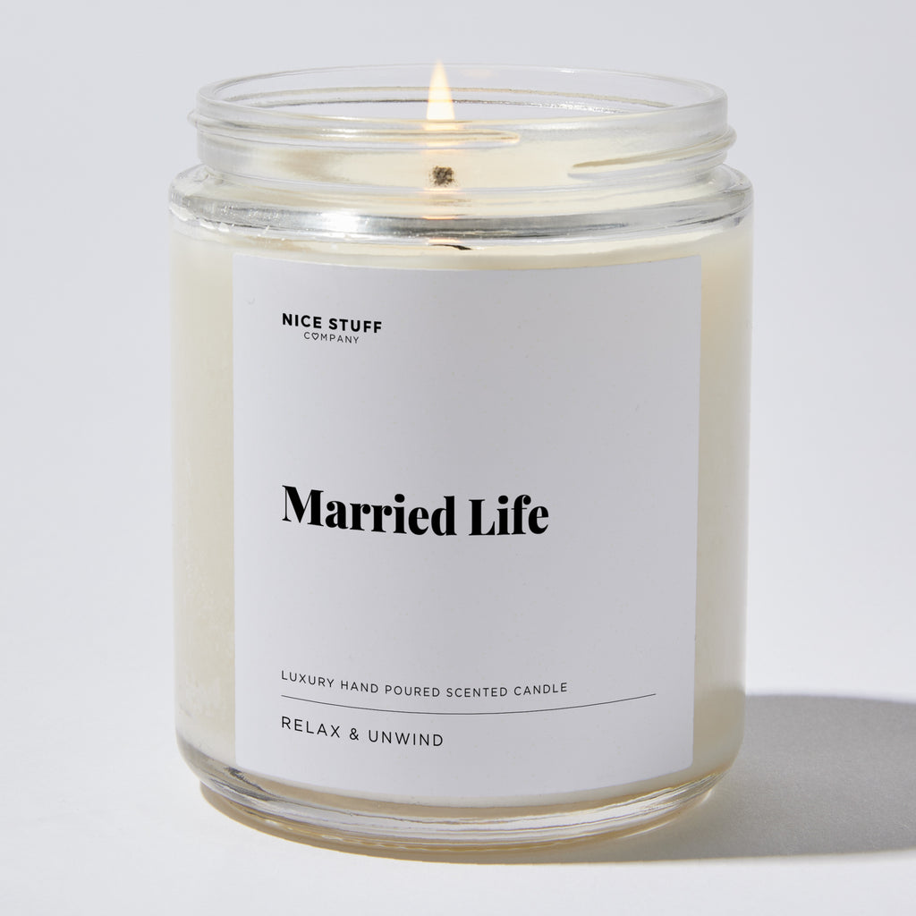 Married Life - Wedding & Bridal Shower Luxury Candle