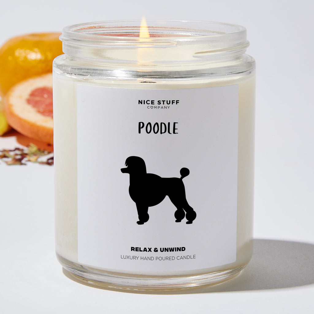 Poodle - Pets Luxury Candle Jar 35 Hours