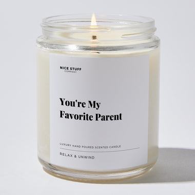 Candles - You're My Favorite Parent - Father's Day - Nice Stuff For Mom