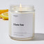 I Love You - For Mom Luxury Candle