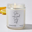 She can and she will  - Funny Luxury Candle Jar 35 Hours