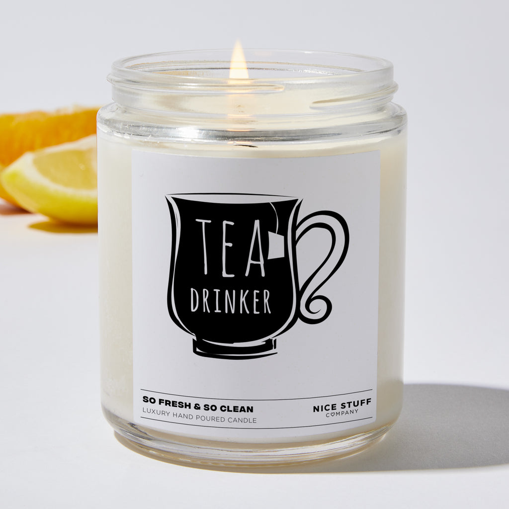 Tea Drinker  - Funny Luxury Candle Jar 35 Hours