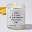 What if I Fall? Oh But Darling What if you fly - Funny Luxury Candle Jar 35 Hours