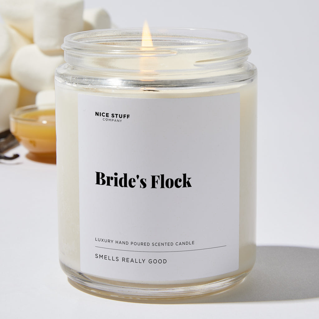 Bride's Flock - Wedding & Bridal Shower Luxury Candle