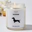 Dachshund - Pets Luxury Candle Jar 35 Hours