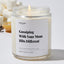 Gossiping With Your Mom Hits Different - For Mom Luxury Candle