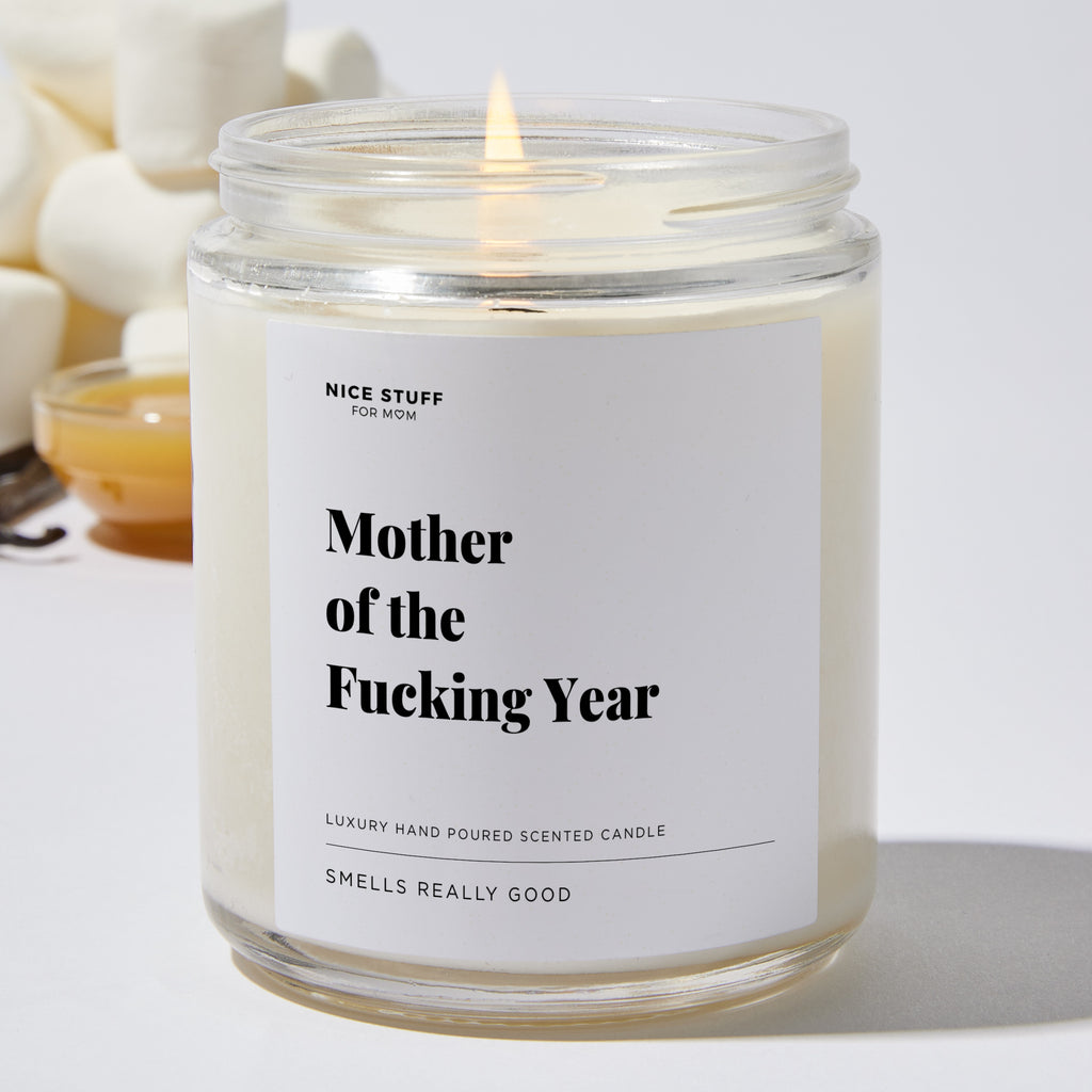 Mother of the Fucking Year - For Mom Luxury Candle