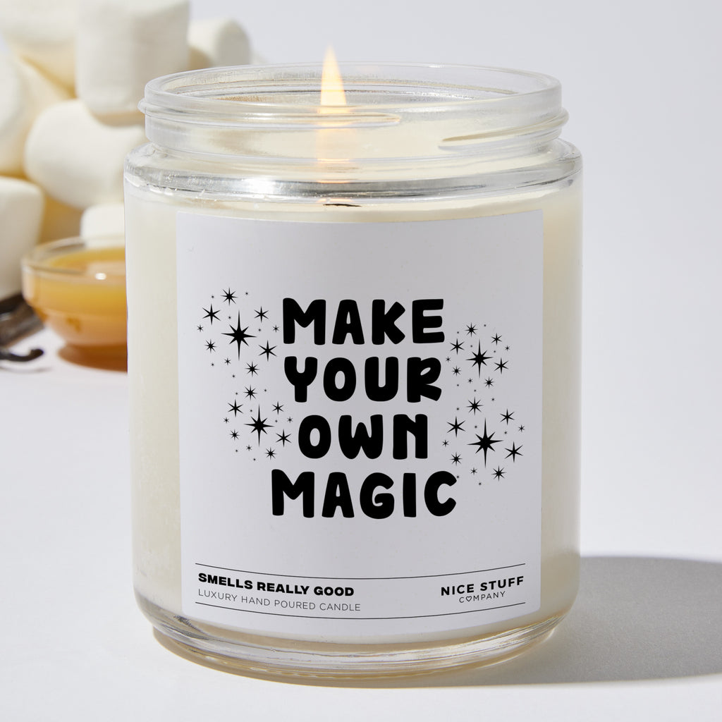 Make Your Own Magic - Funny Luxury Candle Jar 35 Hours