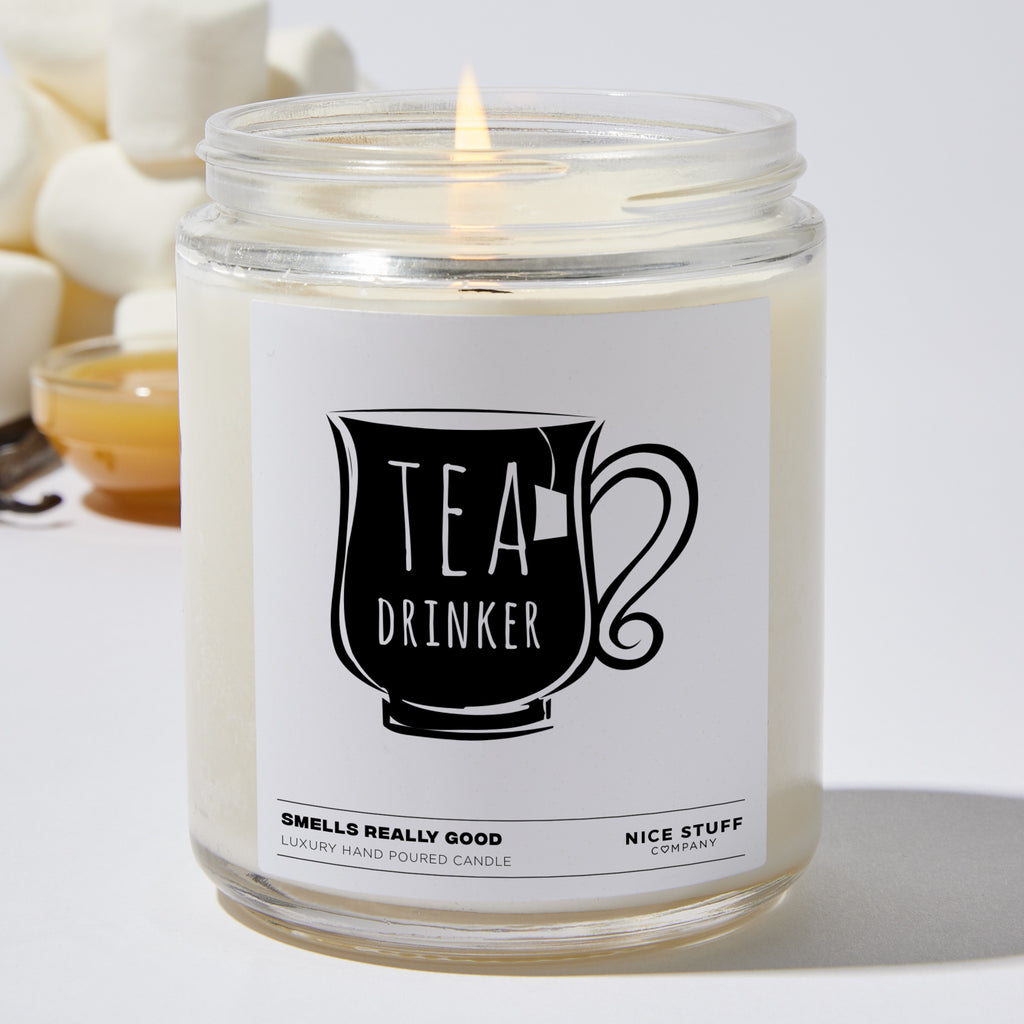 Tea Drinker  - Funny Luxury Candle Jar 35 Hours