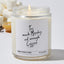 Too Much Monday, not enough Coffee - Funny Luxury Candle Jar 35 Hours
