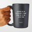 Looking at My Boyfriend I Think Damn He is One Lucky Man - Valentine's Gifts Matte Black Coffee Mug