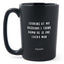 Matte Black Coffee Mugs - Looking at My Husband I Think Damn He is One Lucky Man - Valentines - Nice Stuff For Mom