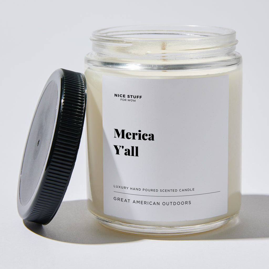 Merica Y'all - Luxury Candle Jar 35 Hours