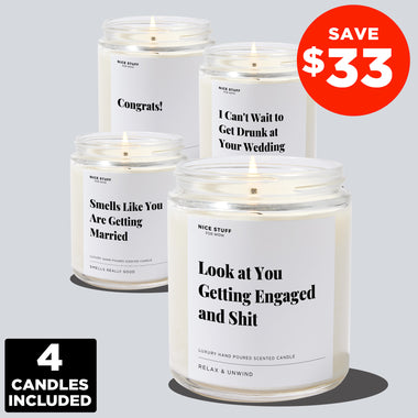 Your Bestie Is Getting Married Bundle (4 Candles)